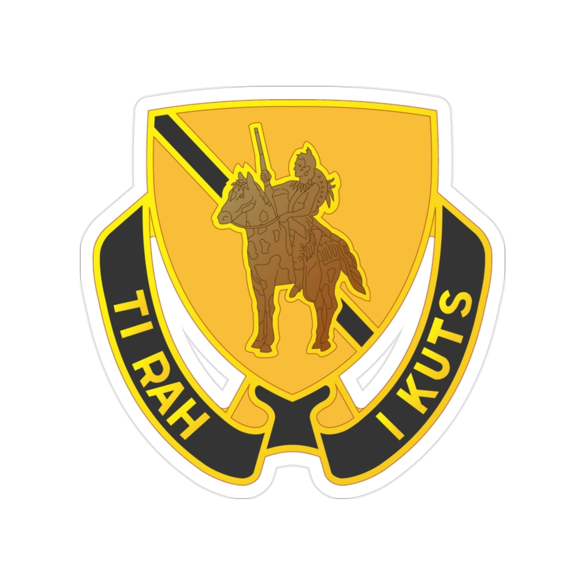 167 Cavalry Regiment (U.S. Army) Transparent STICKER Die-Cut Vinyl Decal-2 Inch-The Sticker Space