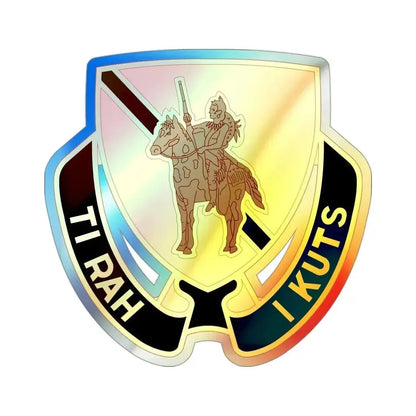 167 Cavalry Regiment (U.S. Army) Holographic STICKER Die-Cut Vinyl Decal 3 Inch Holographic - The Sticker Space