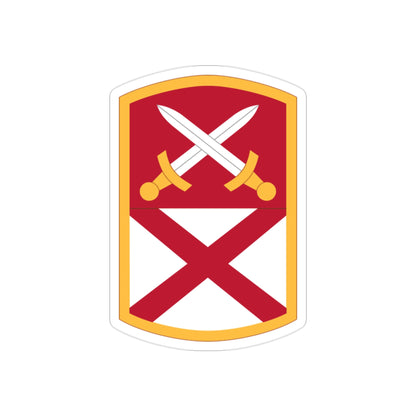 167 Sustainment Command (U.S. Army) REVERSE PRINT Transparent STICKER-2" × 2"-The Sticker Space