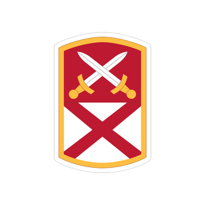 167 Sustainment Command (U.S. Army) REVERSE PRINT Transparent STICKER-3" × 3"-The Sticker Space