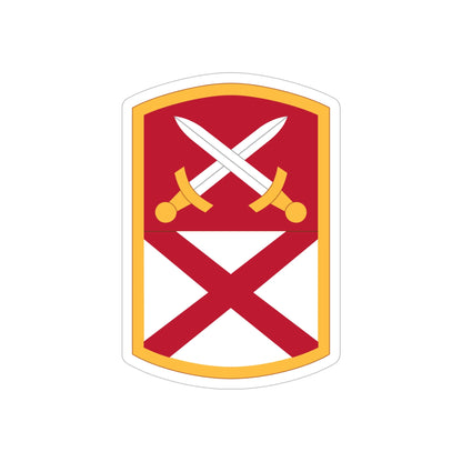 167 Sustainment Command (U.S. Army) REVERSE PRINT Transparent STICKER-5" × 5"-The Sticker Space