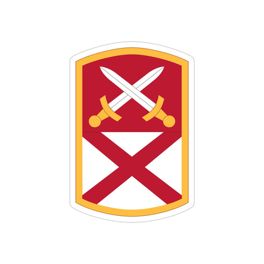 167 Sustainment Command (U.S. Army) REVERSE PRINT Transparent STICKER-6" × 6"-The Sticker Space