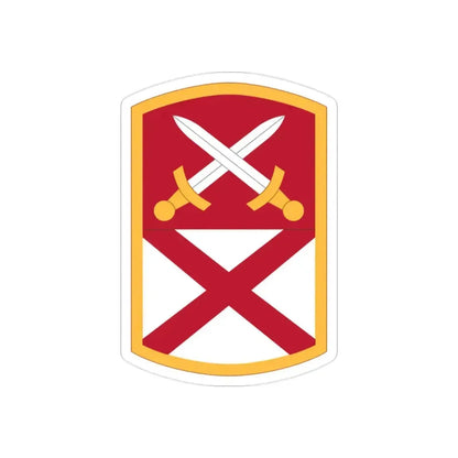 167 Sustainment Command (U.S. Army) REVERSE PRINT Transparent Die-Cut STICKER 2 Inch Die-Cut Transparent - The Sticker Space
