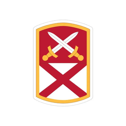 167 Sustainment Command (U.S. Army) REVERSE PRINT Transparent Die-Cut STICKER 4 Inch Die-Cut Transparent - The Sticker Space