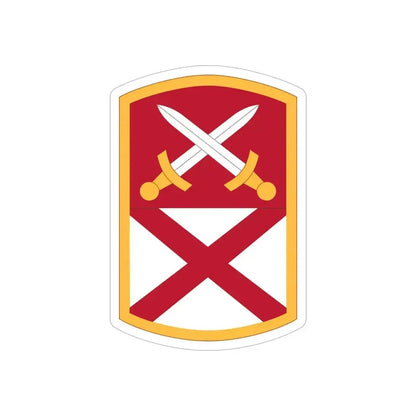 167 Sustainment Command (U.S. Army) REVERSE PRINT Transparent Die-Cut STICKER 6 Inch Die-Cut Transparent - The Sticker Space