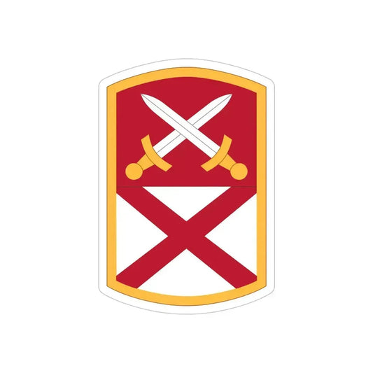167 Sustainment Command (U.S. Army) REVERSE PRINT Transparent Die-Cut STICKER 6 Inch Die-Cut Transparent - The Sticker Space