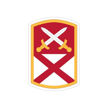 167 Sustainment Command (U.S. Army) REVERSE PRINT Transparent Die-Cut STICKER - The Sticker Space