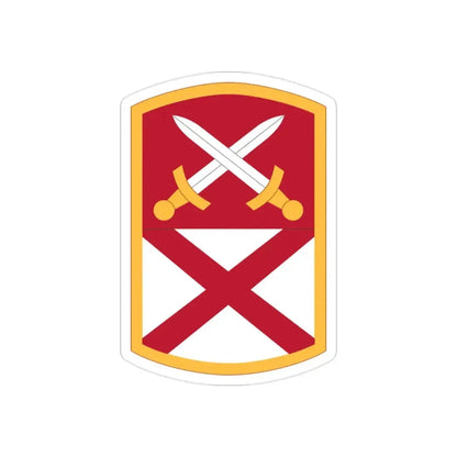 167 Sustainment Command (U.S. Army) REVERSE PRINT Transparent Die-Cut STICKER - The Sticker Space