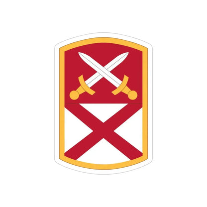 167 Sustainment Command (U.S. Army) REVERSE PRINT Transparent Die-Cut STICKER - The Sticker Space