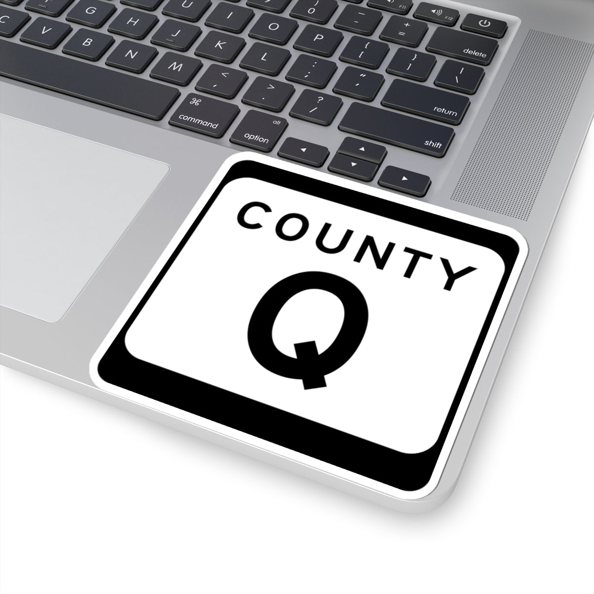 WIS County Q (Wisconsin) (Road Sign) STICKER Vinyl Kiss-Cut Decal