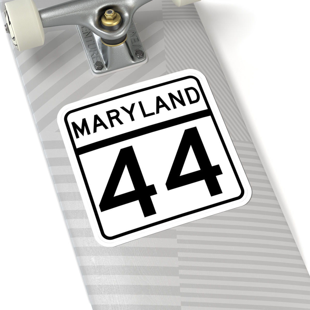 MD Route 44 (Maryland) (Road Sign) STICKER Vinyl Kiss-Cut Decal