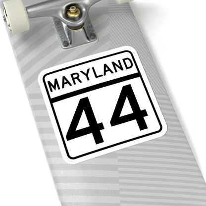 MD Route 44 (Maryland) (Road Sign) STICKER Vinyl Kiss-Cut Decal