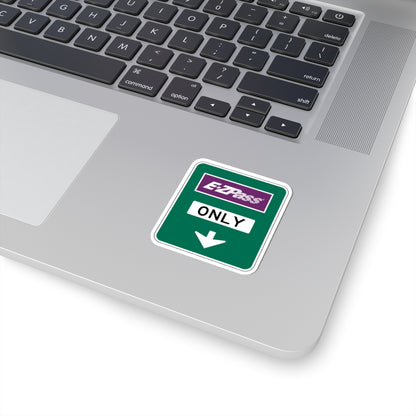 Conventional Toll Plaza Advance Sign 1 (Maryland) (Road Sign) STICKER Vinyl Kiss-Cut Decal