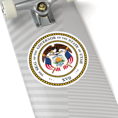 Seal of the Governor of Utah 2011 - STICKER Vinyl Kiss-Cut Decal