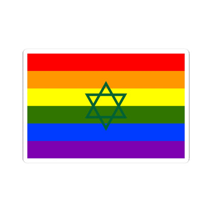 Flag of Morocco LGBT hexagram (Morocco) STICKER Vinyl Kiss-Cut Decal