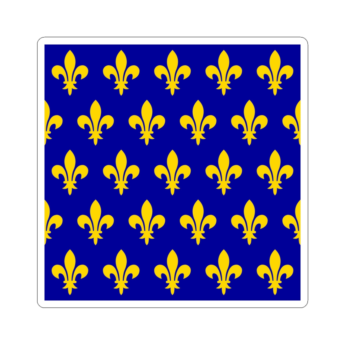 Flag of France XII-XIII (France) STICKER Vinyl Kiss-Cut Decal
