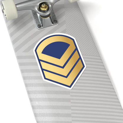 04. KAF SFC (Kuwait) (Military Rank) STICKER Vinyl Kiss-Cut Decal