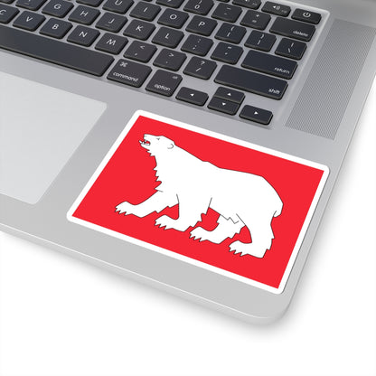 Flag of Hammerfest (Norway) STICKER Vinyl Kiss-Cut Decal
