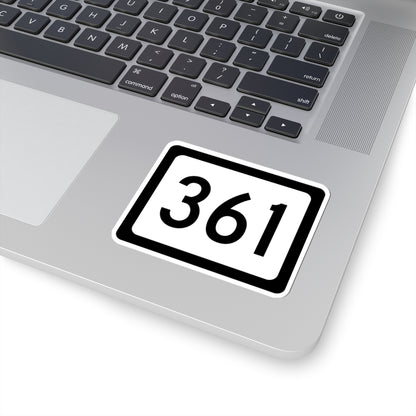 WV-361 (Virginia) (Road Sign) STICKER Vinyl Kiss-Cut Decal