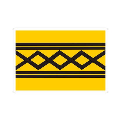 Flag of the West Midlands County (England) STICKER Vinyl Kiss-Cut Decal
