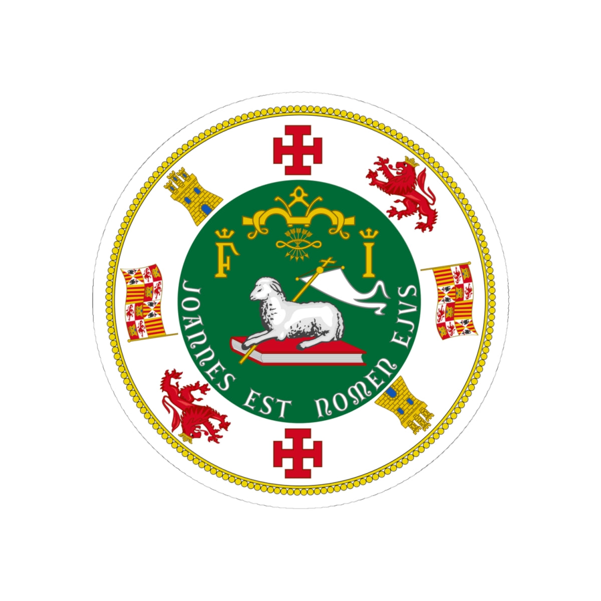 Seal of the Commonwealth of Puerto Rico - STICKER Vinyl Kiss-Cut Decal