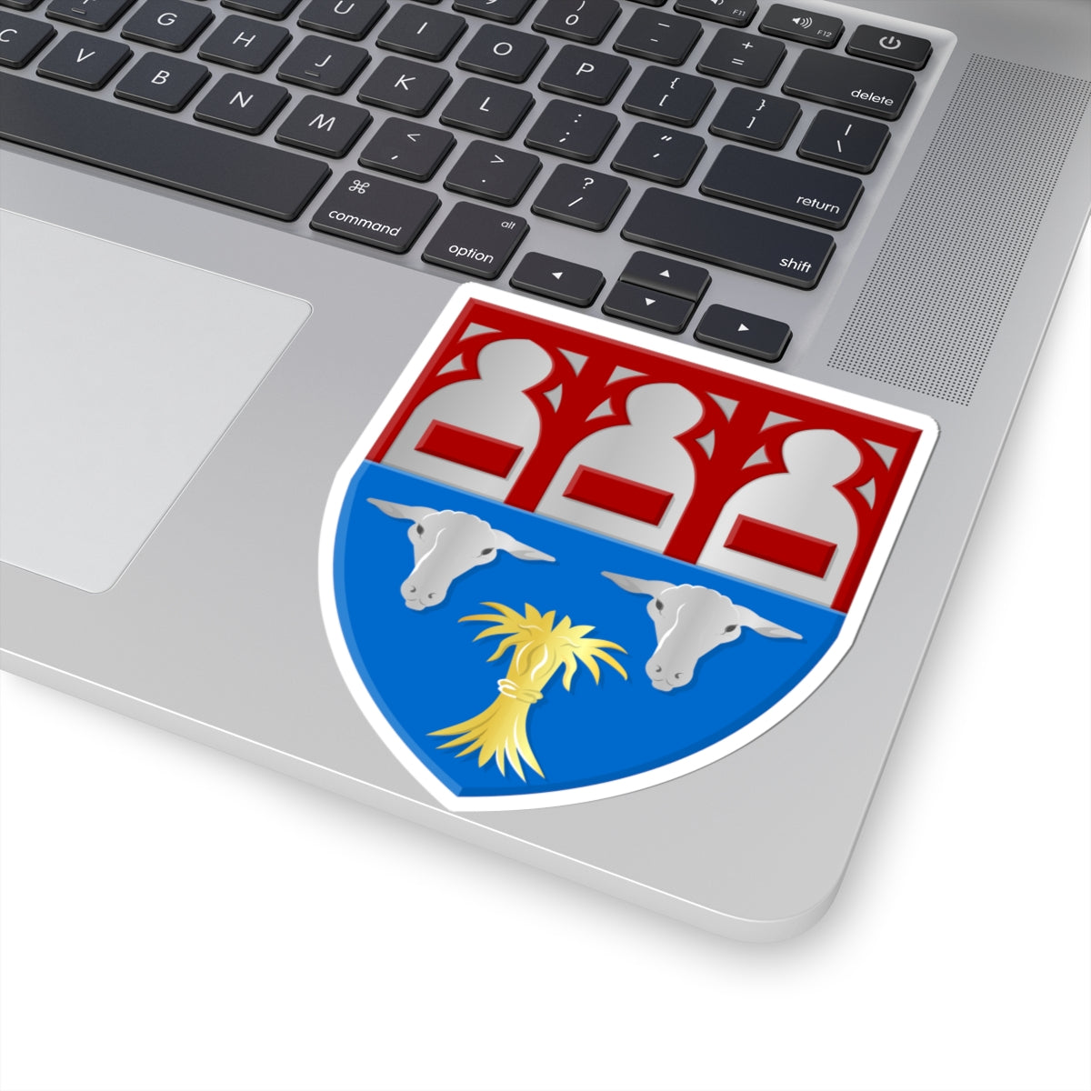 Baaium wapen (Netherlands) (Coat of Arms) STICKER Vinyl Kiss-Cut Decal