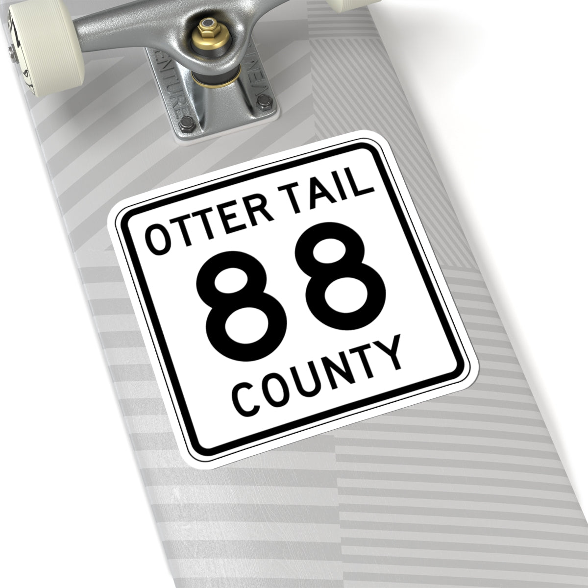 Otter Tail County Route 88 MN (Minnesota) (Road Sign) STICKER Vinyl Kiss-Cut Decal
