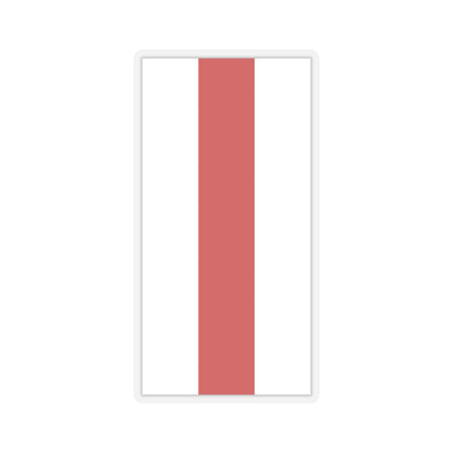 Flag of Belarus 1918 1991-1995 vertical (Belarus) STICKER Vinyl Kiss-Cut Decal