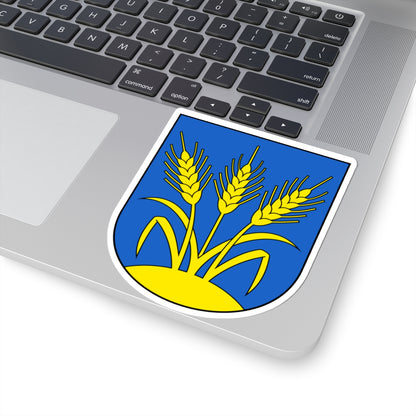 Ramsen-blazon (Switzerland) (Coat of Arms) STICKER Vinyl Kiss-Cut Decal