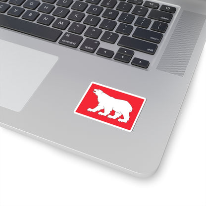Flag of Hammerfest (Norway) STICKER Vinyl Kiss-Cut Decal