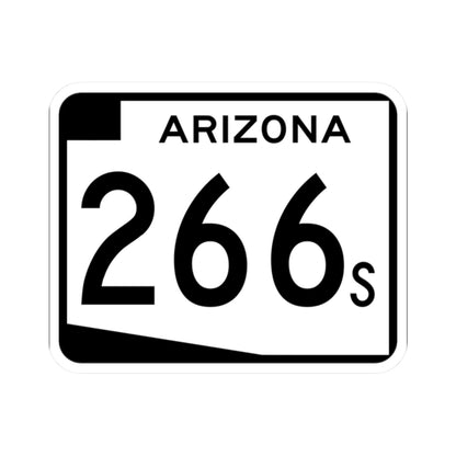 Arizona 266S (Arizona) (Road Sign) STICKER Vinyl Kiss-Cut Decal