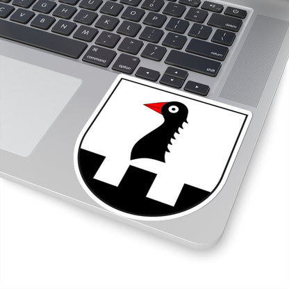Surcasti wappen (Switzerland) (Coat of Arms) STICKER Vinyl Kiss-Cut Decal