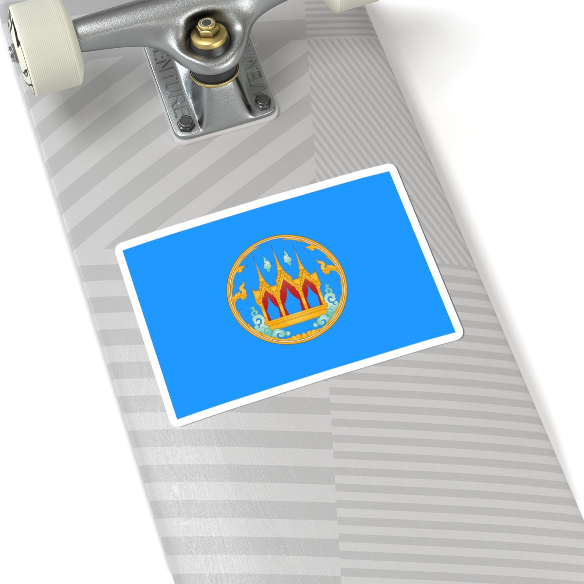 Flag of Nakhon Sawan province (Thailand) STICKER Vinyl Kiss-Cut Decal