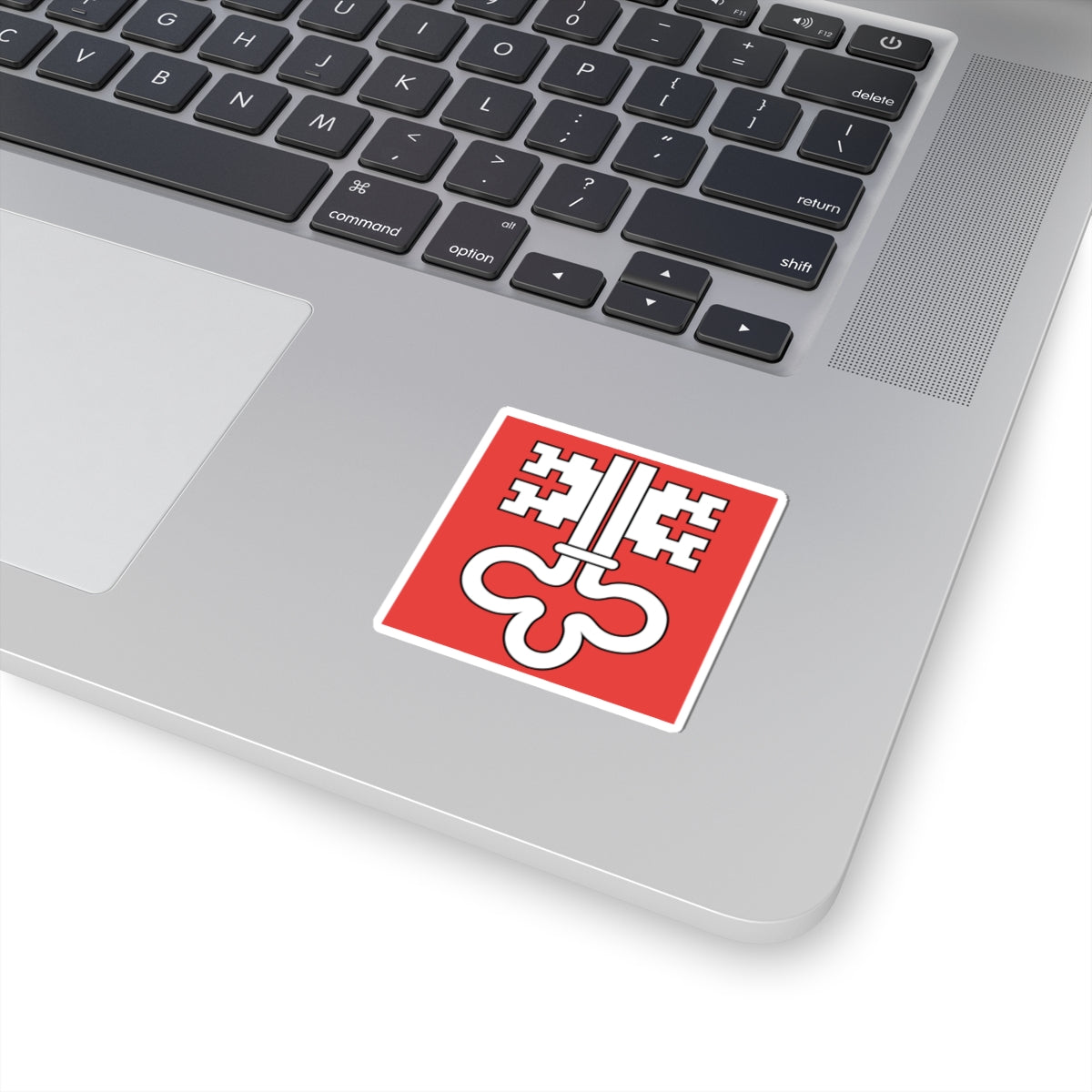 Flag of Canton of Nidwalden (Switzerland) STICKER Vinyl Kiss-Cut Decal