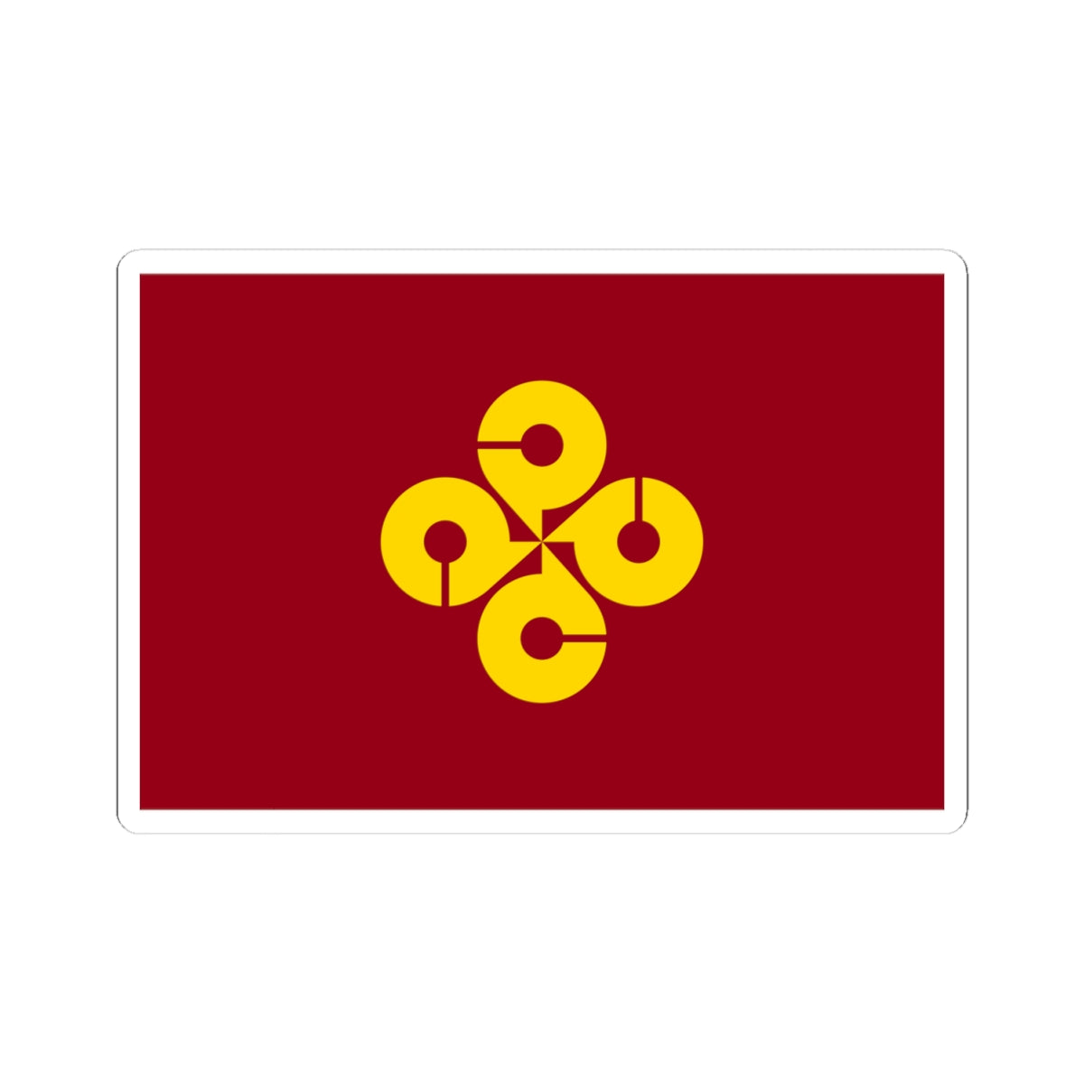 Flag of Shimane Prefecture (Japan) STICKER Vinyl Kiss-Cut Decal