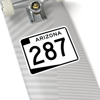 Arizona 287 (Arizona) (Road Sign) STICKER Vinyl Kiss-Cut Decal