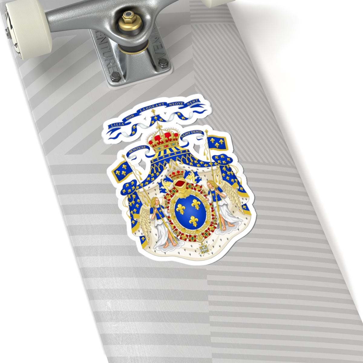 Grand Royal Coat of Arms of France - STICKER Vinyl Kiss-Cut Decal