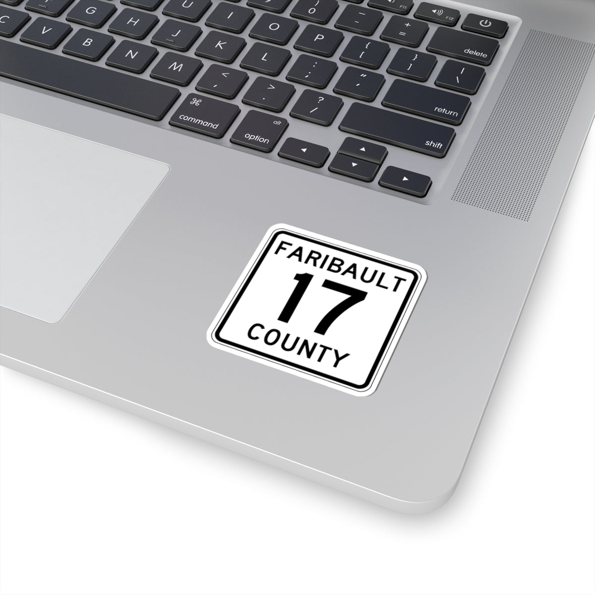 Faribault County Route 17 MN (Minnesota) (Road Sign) STICKER Vinyl Kiss-Cut Decal