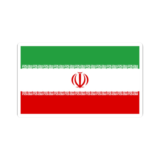 IRI flag with the first takbir design (Iran) STICKER Vinyl Kiss-Cut Decal