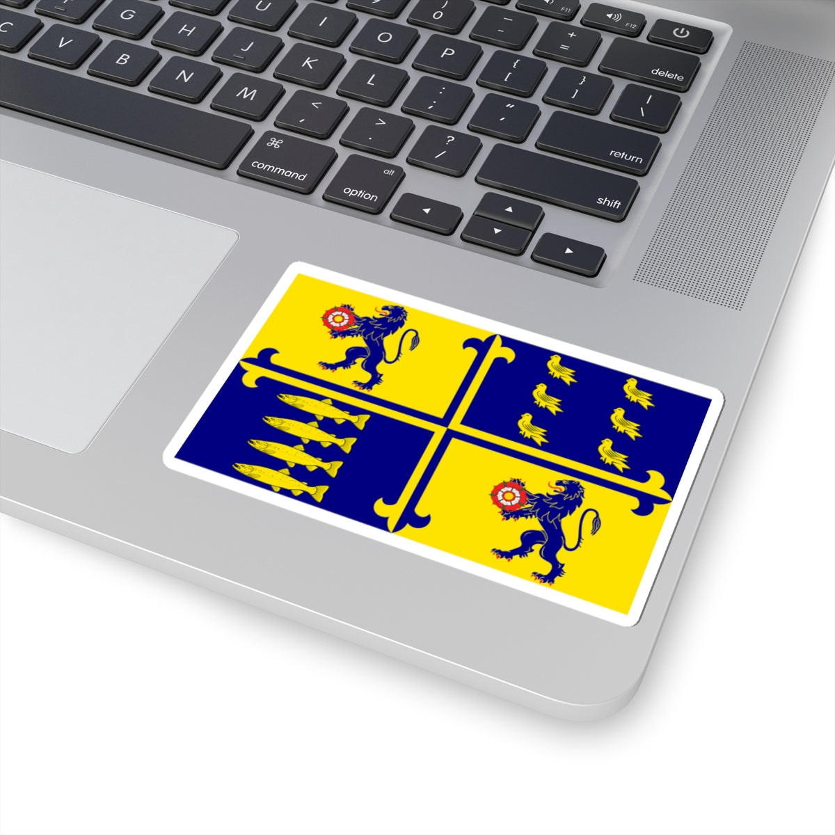 Bournemouth town flag (England) STICKER Vinyl Kiss-Cut Decal