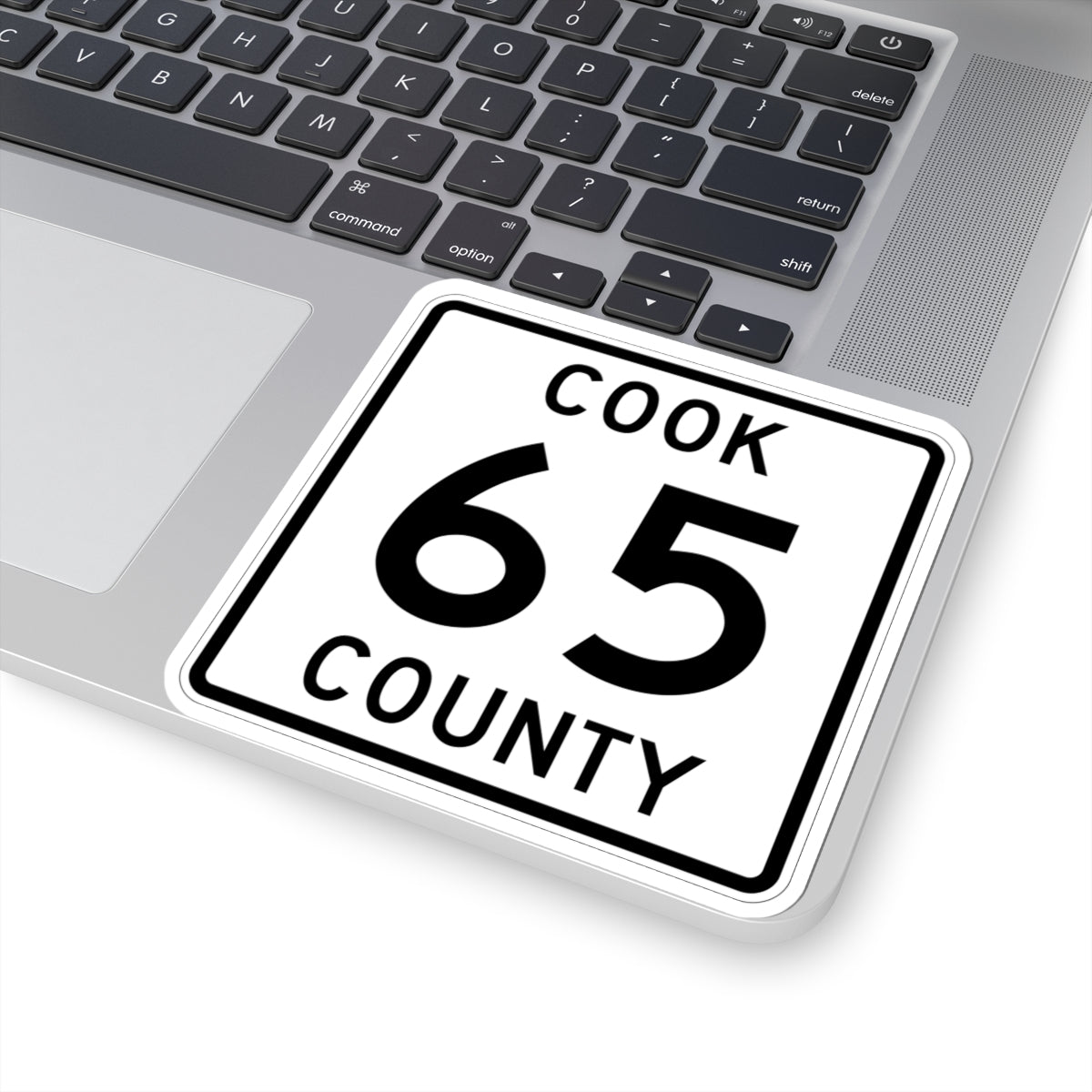 Cook County 65 MN (Minnesota) (Road Sign) STICKER Vinyl Kiss-Cut Decal