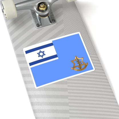 Flag of the Israel Defense Forces 2024 (Israel) STICKER Vinyl Kiss-Cut Decal