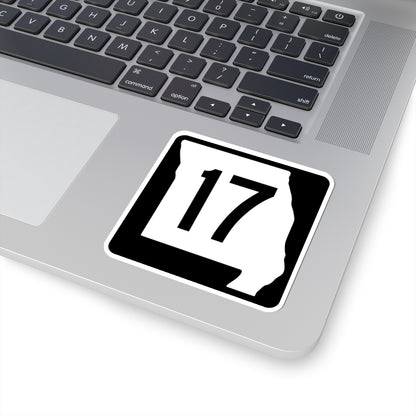 MO-17 (Missouri) (Road Sign) STICKER Vinyl Kiss-Cut Decal
