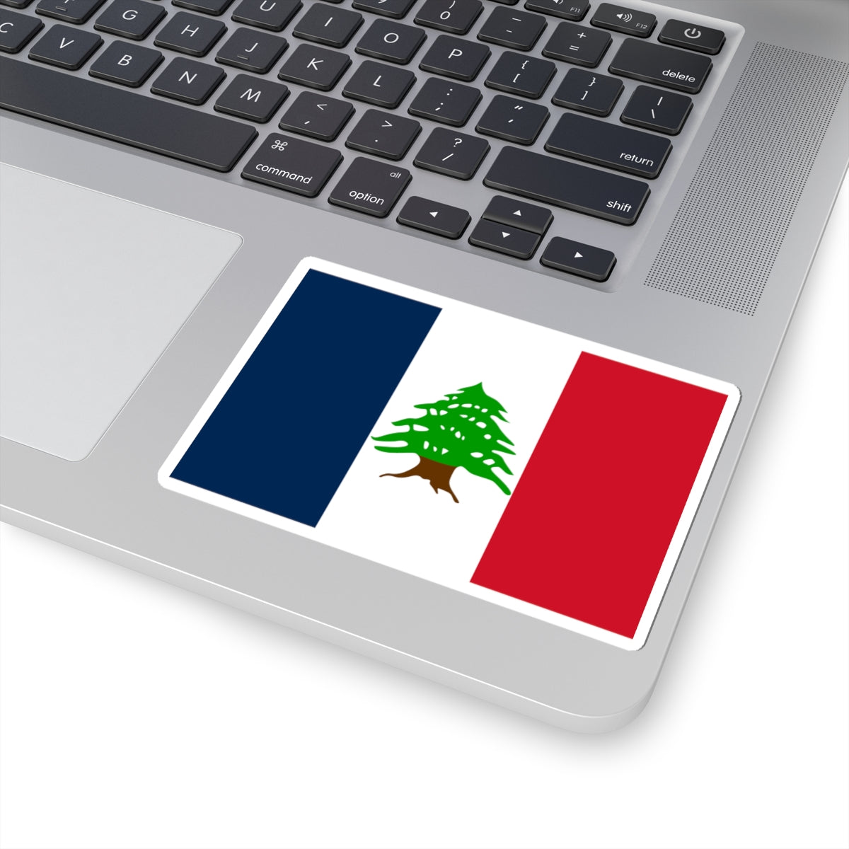 Flag of Lebanon during French Mandate 1920-1943 3 (Lebanon) STICKER Vinyl Kiss-Cut Decal
