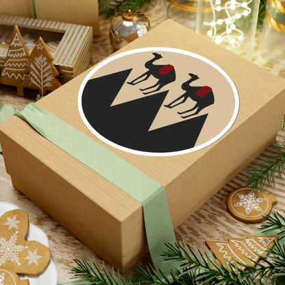 Badge of British Baluchistan (India) (Coat of Arms) STICKER Vinyl Kiss-Cut Decal