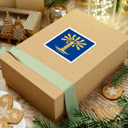 Blekinge lan vapenflagga (Sweden) STICKER Vinyl Kiss-Cut Decal