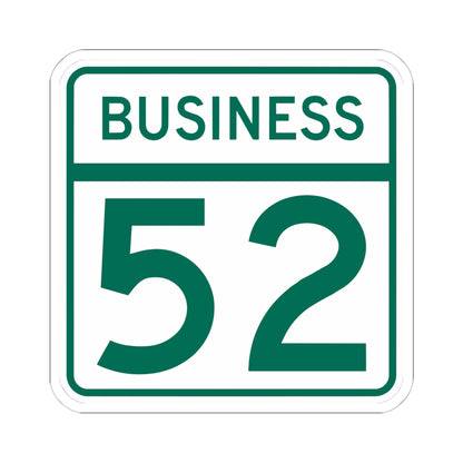 MD Route 52 Business (Maryland) (Road Sign) STICKER Vinyl Kiss-Cut Decal
