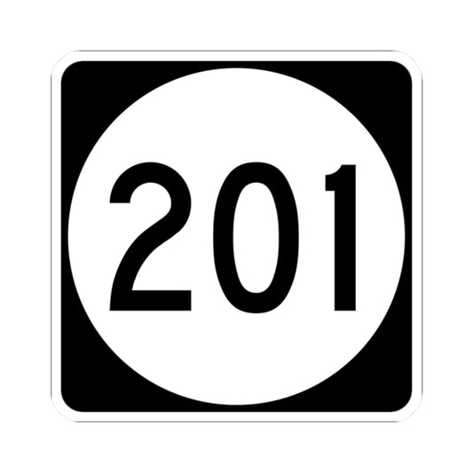 PR tertiary 201 (Puerto Rico) (Road Sign) STICKER Vinyl Kiss-Cut Decal