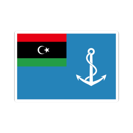 Naval Ensign of Libya (Libya) STICKER Vinyl Kiss-Cut Decal