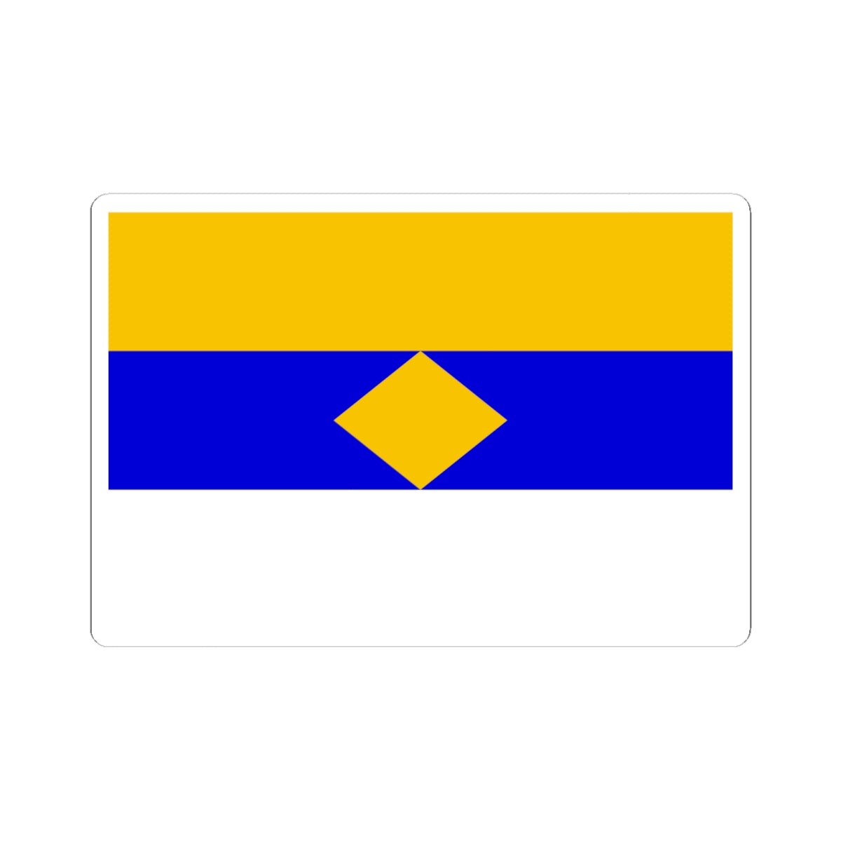 Flag of Ryajsky rayon Ryazan oblast (Russia) STICKER Vinyl Kiss-Cut Decal